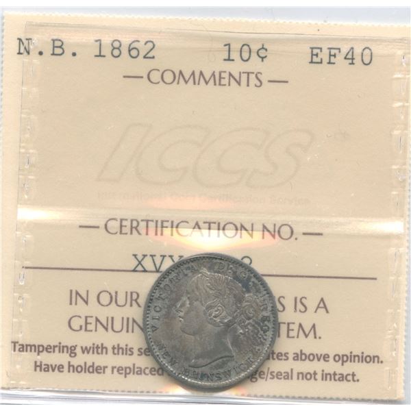 1862 New Brunswick Ten Cents