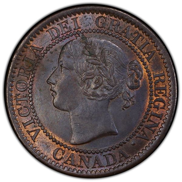 1858 One Cent - Broken Vine