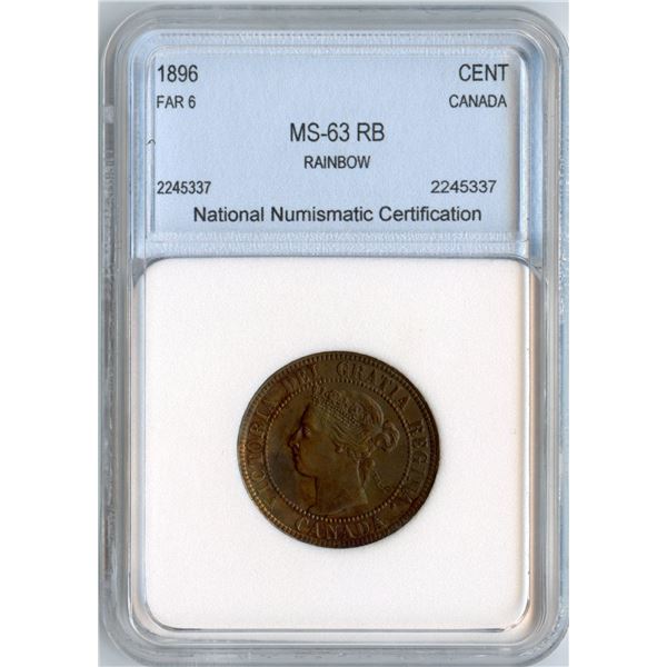 1896 One Cent - Far 6