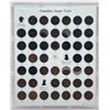 Image 1 : Canadian Large Cents Collection in Acrylic Holder by Capital Plastics