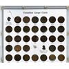 Image 2 : Canadian Large Cents Collection in Acrylic Holder by Capital Plastics