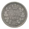 Image 2 : 1875H Five Cents - Large Date