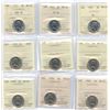 Image 1 : 1953-1964 Five Cents - ICCS Graded Lot of 13