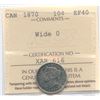 Image 1 : 1870 Ten Cents - Wide 0