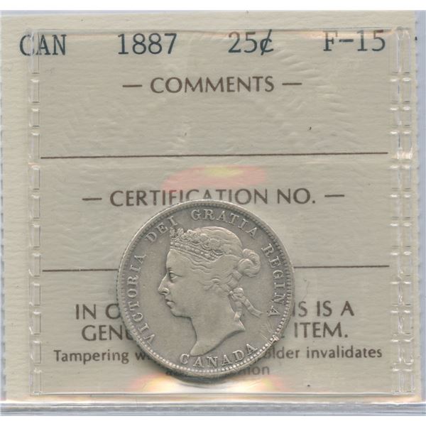 1887 Twenty-Five Cents
