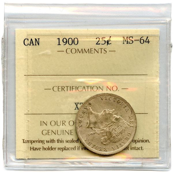 1900 Twenty-Five Cents