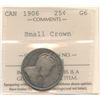 Image 1 : 1906 Twenty-Five Cents - Small Crown