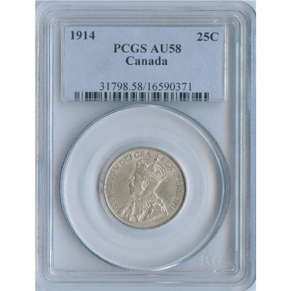 1914 Twenty-Five Cents