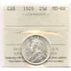 Image 1 : 1929 Twenty-Five Cents