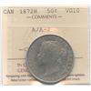 Image 1 : 1872H Fifty Cents - A/A