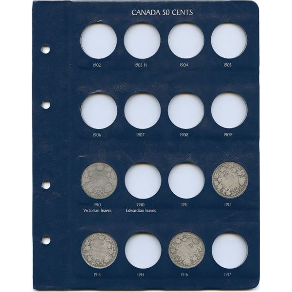 Canada Fifty Cents Collection