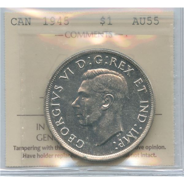 1945 Silver Dollar