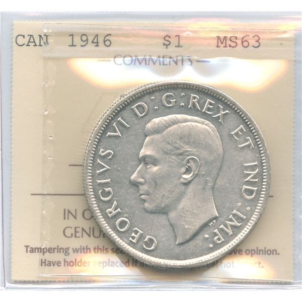 1946 Silver Dollar