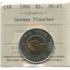 Image 1 : 1996 Toonie - German Planchet