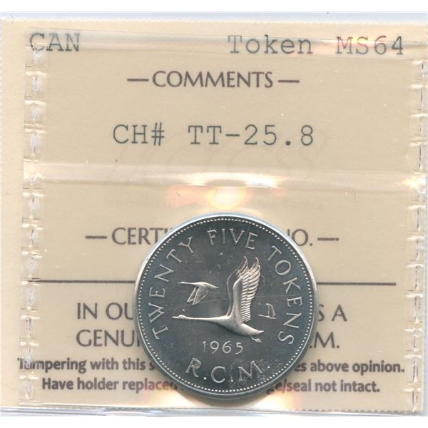 Canada Twenty-Five Cents Test Token