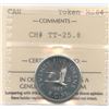 Image 1 : Canada Twenty-Five Cents Test Token