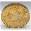 Image 1 : Canada Gold Maple Leaf Paperweight