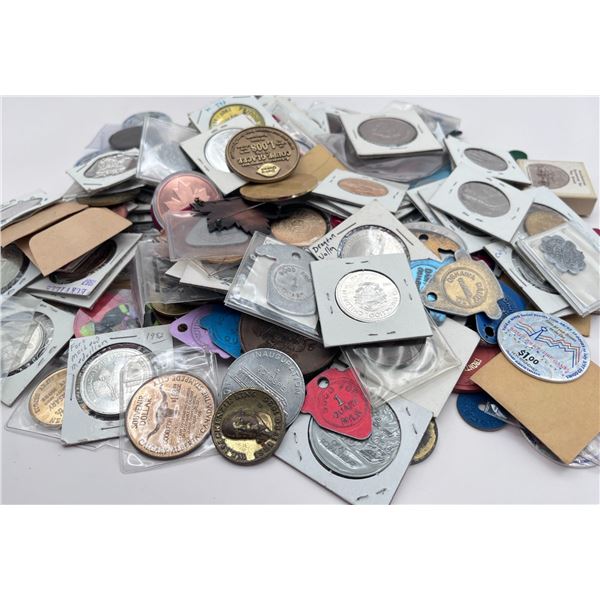 GBA Treasure Chest - Lot of Tokens, Medals, Trade Dollars, ect