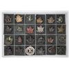 Image 1 : Canadian Military Cap Badges - Lot of 24