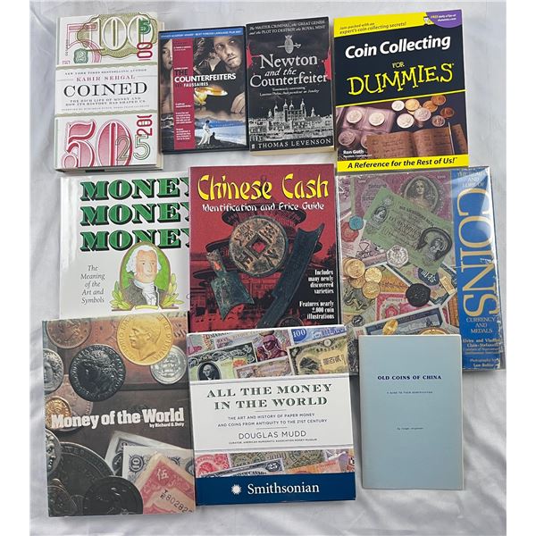 Miscellaneous Numismatic Books - Lot of 10