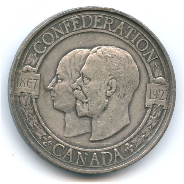 1927 Canadian Confederation Medal, Silver