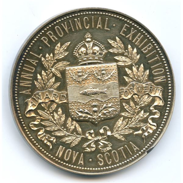 CH-ENSA-12 Annual Provincial Exhibition Halifax Nova Scotia Award Silver Medal