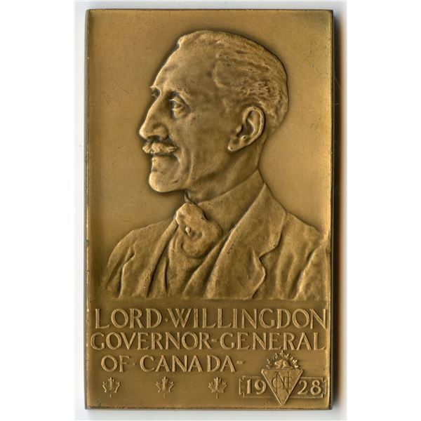 Lord Willingdon Governor-General of Canada CNE Award Medal