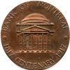 Image 1 : Bank of Montreal 1817-1917 Centenary Medal Bronze