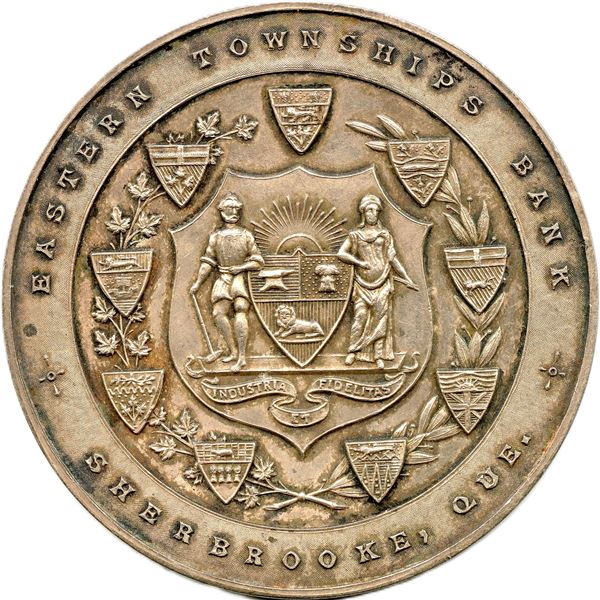 Eastern Townships Bank, Sherbrooke, Quebec Silver Medal