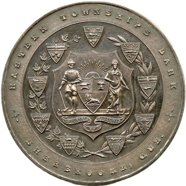Eastern Townships Bank, Sherbrooke, Quebec Silver Medal