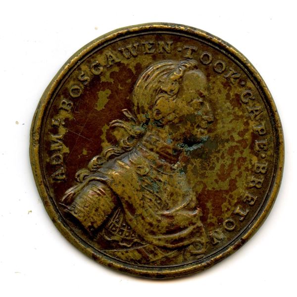 Lr. 852 — Louisbourg Captured. 1758. Pinchbeck.