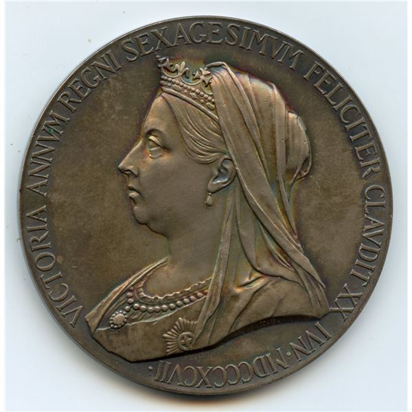 Diamond Jubilee of Queen Victoria, 1897. Silver.