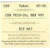 Image 3 : Prince Edward Island Ships Colonies & Commerce Token