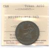 Image 1 : Nova Scotia Pure Copper Preferable to Paper Half Penny Token, BR 963