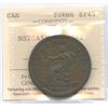 Image 1 : Nova Scotia Pure Copper Preferable to Paper One Penny Token, BR 962
