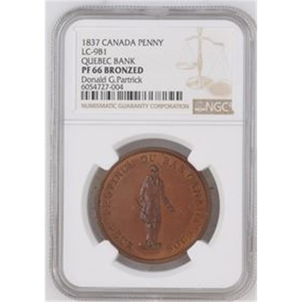 Lower Canada One Penny Token, BR 521