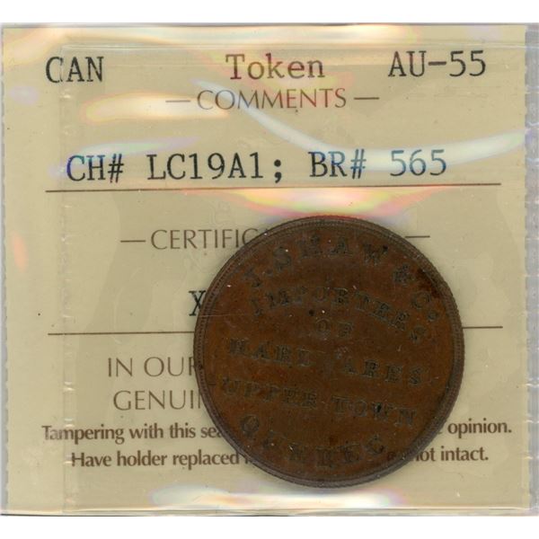 Lot of Two Lower Canada Tokens.