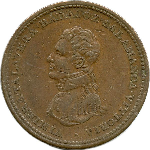 Lot of Two Wellington Tokens.