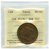 Image 1 : Br. 527. Bank of Montreal Half Penny, 1844
