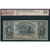 Image 1 : Dominion of Canada $1, 1898 - Outward One's