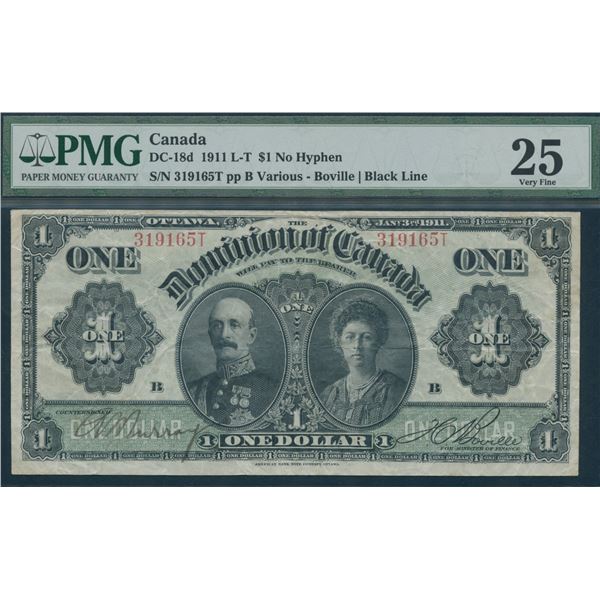Dominion of Canada $1, 1911