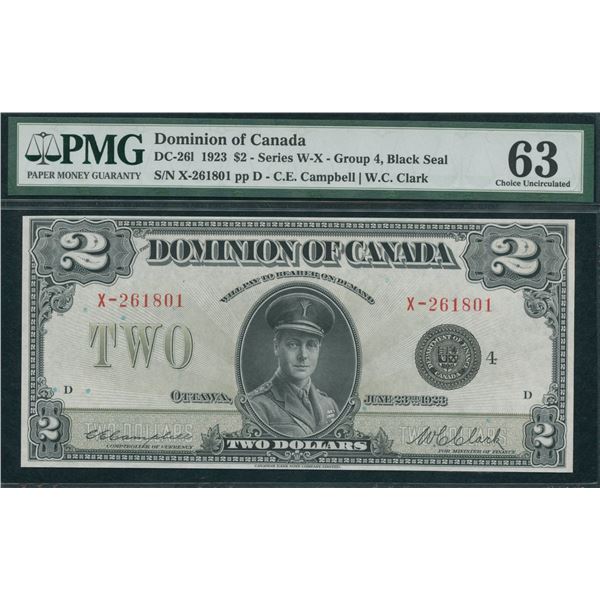 Dominion of Canada $2, 1923