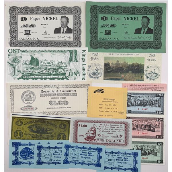 Canadian Scrip - Lot of 140