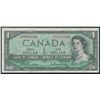 Image 1 : Bank of Canada $1, 1954 - Mismatched Serial Numbers