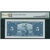 Image 2 : Bank of Canada $5, 1937 - Gem