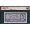 Image 4 : Bank of Canada $10, 1954 - 5 Consecutive Devil's Face Notes