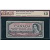 Image 1 : Bank of Canada $1000, 1954 - Devil's Face, Changeover