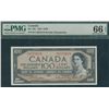 Image 1 : Bank of Canada $100, 1954