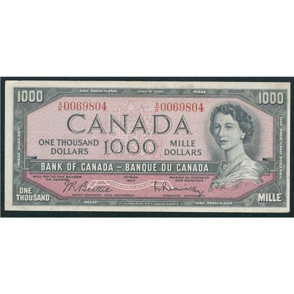 Bank of Canada $1000, 1954