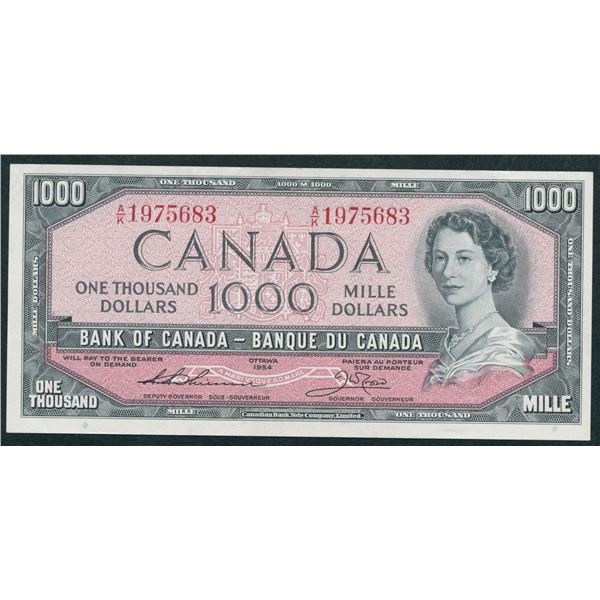 Bank of Canada $1000, 1954